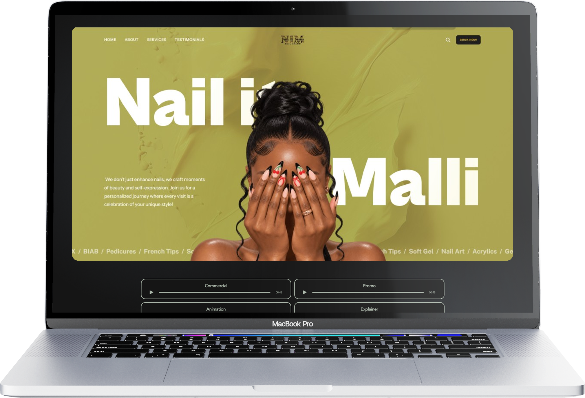 spa website Kingston example from weROI work